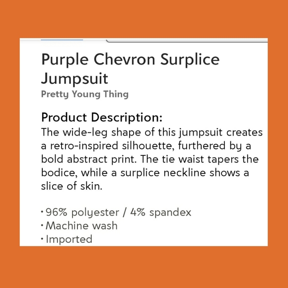 🌟HP🌟 NWT Jumpsuit - Picture 8 of 8